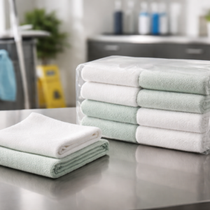 Conjunto de Panos de Limpeza Profissionais – Pack 20 Unidades