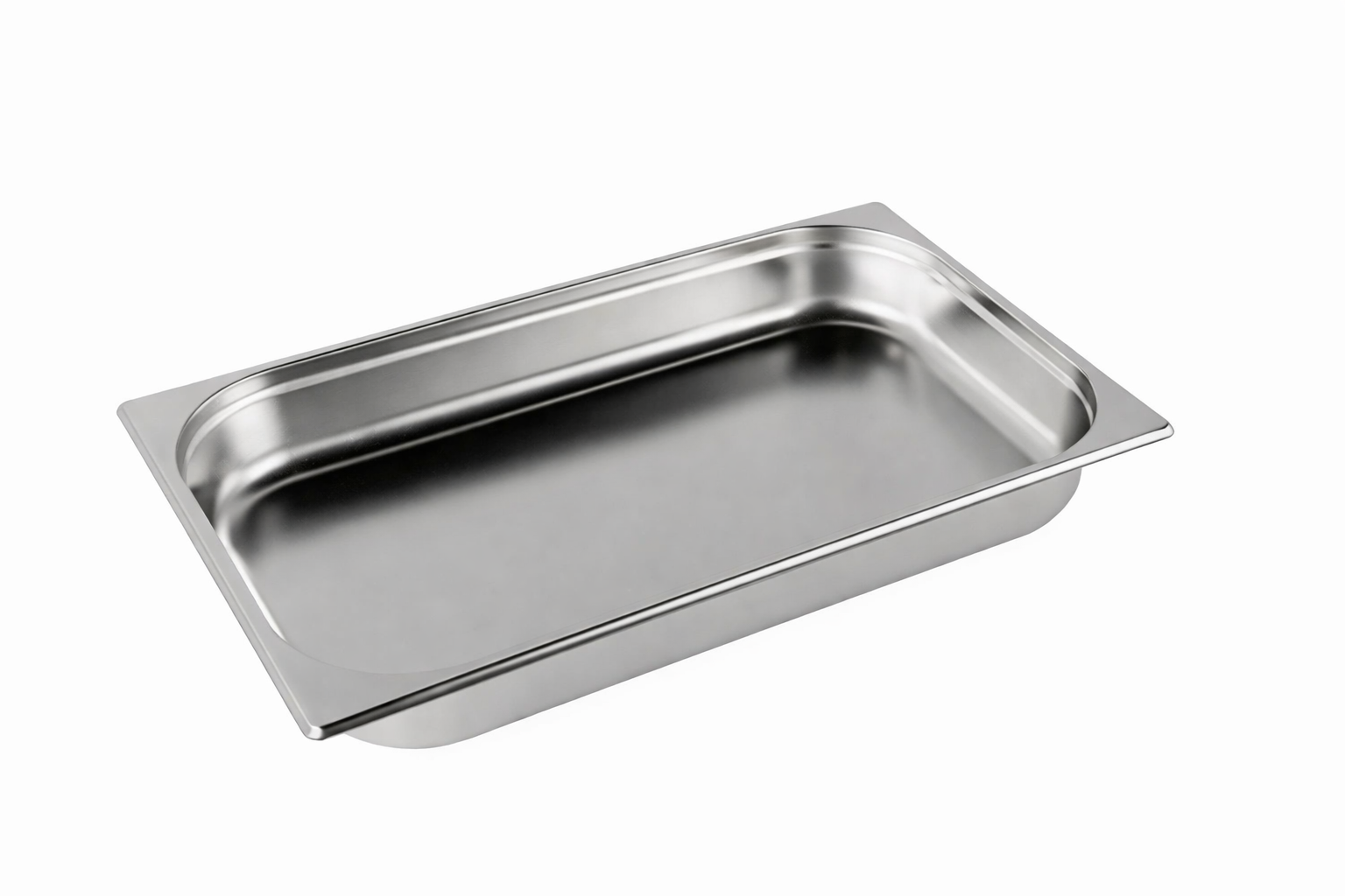 Tabuleiro Gastronorm GN 1/1 em Inox AISI 304 (18/10) – 530×325×65 mm | 8,3 L