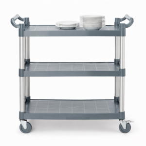 Carro de Serviço 3 Prateleiras em Polipropileno – 1010×500×960 mm | 50 kg/prateleira