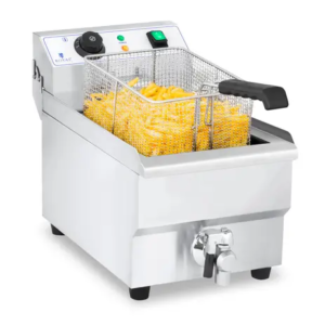 Fritadeira Elétrica Profissional 10 L – 3000 W | Termóstato até 200°C